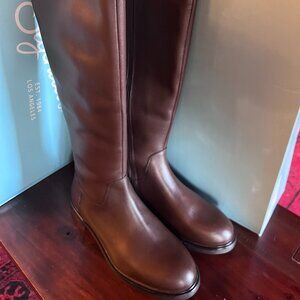 Seychelles Dancing Circles Leather knee high brown Boot 8